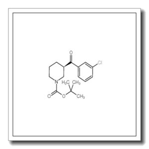 3-(3-氯苯甲酰基)哌啶-1-羧酸-(R)-叔丁酯