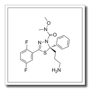 (2S)-2-(3-氨基丙基)-5-(2,5-二氟苯基)-N-甲氧基-N-甲基-2-苯基-1,3,4-噻二唑-3(2H)-甲酰胺