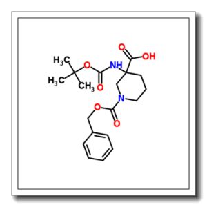 3-Boc-氨基-1-Cbz-哌啶-3-羧酸