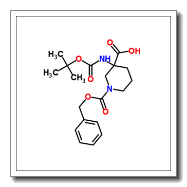 3-Boc-Amino-1-Cbz-piperidine-3-carboxylic acid CAS 885270-31-5