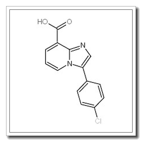3-(4-氯苯基)-咪唑并[1,2-a]吡啶-8-羧酸