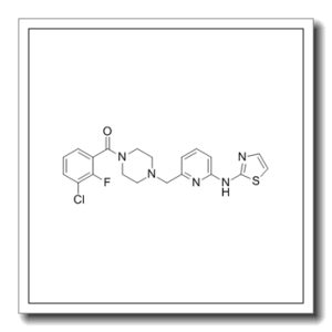 6-[[4-(3-氯-2-氟苯甲酰)哌嗪-1-基]甲基]-N-(噻唑-2-基)吡啶-2-胺