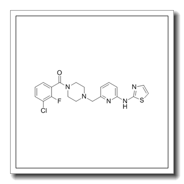(3-Chloro-2-fluorophenyl)(4-{[6-(1,3-thiazol-2-ylamino)-2-pyridin yl]methyl}-1-piperazinyl)methanone CAS 885325-71-3