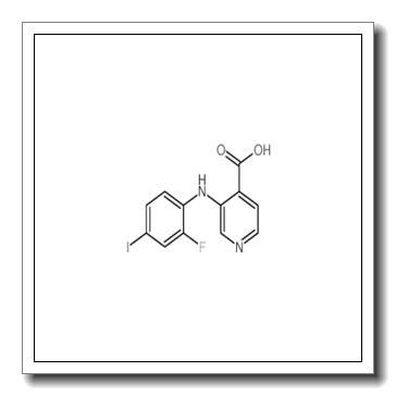 3-(2-fluoro-4-iodoanilino)pyridine-4-carboxylic acid CAS 885588-03-4