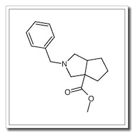 methyl (+/-)-(3aR)-2-(phenylmethyl)hexahydrocyclopenta[c]pyrrole-3a(1H)-carboxylate