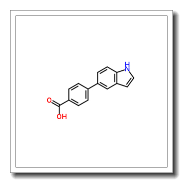 4-(1H-Indol-5-yl)benzoic acid CAS 886363-18-4