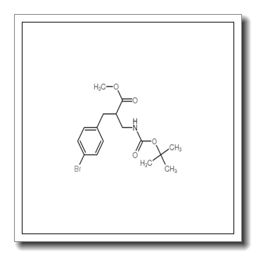 2-n-boc-2-氨基甲基-3-(4-溴苯基)-丙酸甲酯