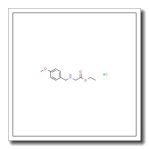 Ethyl N-(4-methoxybenzyl)glycinate hydrochloride (1:1)