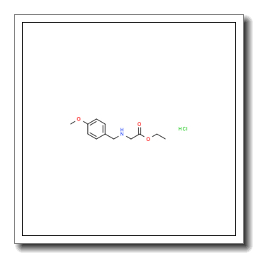 Ethyl N-(4-methoxybenzyl)glycinate hydrochloride (1:1) CAS 88720-15-4