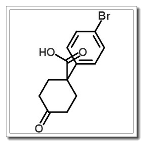 1-(4-Bromophenyl)-4-oxocyclohexanecarboxylic acid CAS 887978-75-8 