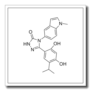 (5Z)-5-(4-hydroxy-6-oxo-3-propan-2-ylcyclohexa-2,4-dien-1-ylidene)-4-(1-methylindol-5-yl)-1,2,4-triazolidin-3-one CAS 888216-25-9
