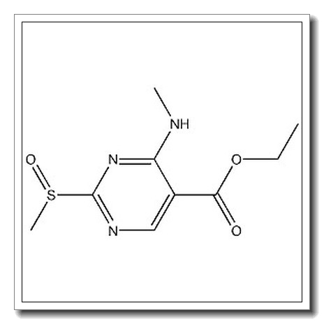 ethyl 4-(methylamino)-2-(methylsulfinyl)pyrimidine-5-carboxylate