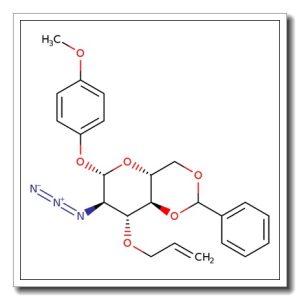 4-Methoxyphenyl 3-O-allyl-2-azido-4,6-O-benzylidene-2-deoxy-β-D-glucopyranoside