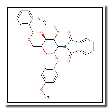 4-Methoxyphenyl 3-O-allyl-4,6-O-benzylidene-2-deoxy-2-phthalimido-b-D-glucopyranoside CAS 889453-84-3