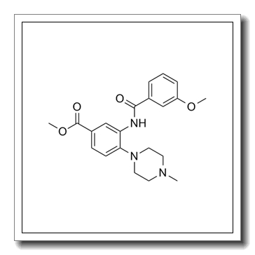 Methyl 3-[(3-methoxybenzoyl)amino]-4-(4-methyl-1-piperazinyl)benz oate CAS 890190-22-4