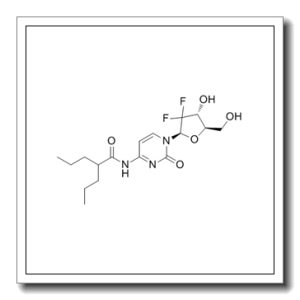 2′-脱氧-2′,2′-二氟-N-(1-氧代-2-丙基戊基)胞苷