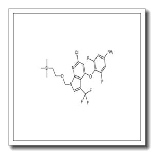 4-{[6-Chloro-3-(trifluoromethyl)-1-{[2-(trimethylsilyl)ethoxy]met hyl}-1H-pyrrolo[2,3-b]pyridin-4-yl]oxy}-3,5-difluoroaniline