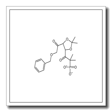 1-[(4R,5S)-2,2-dimethyl-5-(2-phenylmethoxyacetyl)-1,3-dioxolan-4-yl]-2-methyl-2-phosphonatopropan-1-one CAS 89291-74-7