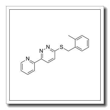3-((2-methylbenzyl)thio)-6-(pyridin-2-yl)pyridazine CAS 894002-50-7