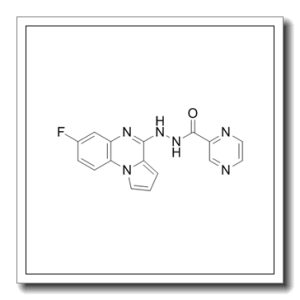 吡嗪羧酸 2-(7-氟吡咯并[1,2-A]喹喔啉-4-基)酰肼
