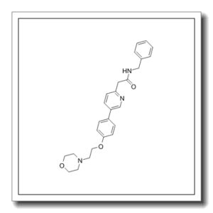 5-[4-[2-(4-吗啉基)乙氧基]苯基]-N-(苯基甲基)-2-吡啶乙酰胺