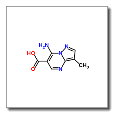 Pyrazolo[1,5-a]pyrimidine-6-carboxylic acid, 7-amino-3-methyl CAS 89977-62-8