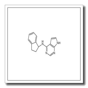 N-[(1S)-2,3-dihydro-1H-inden-1-yl]-7H-pyrrolo[2,3-d]pyrimidin-4-amine