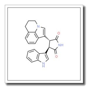 REL-(3R,4R)-3-(5,6-二氢-4H-吡咯并[3,2,1-IJ]喹啉-1-基)-4-(1H-吲哚-3-基)-2,5-吡咯烷二酮