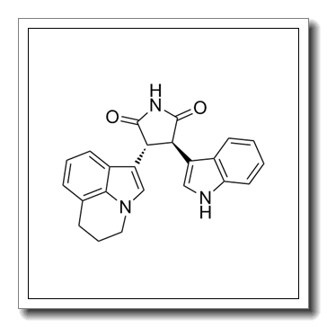 3-(5,6-Dihydro-4H-pyrrolo[3,2,1-ij]quinolin-1-yl)-4-(1H-indol-3-yl)-pyrrolidine-2,5-dione CAS 905854-02-6