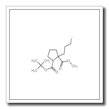 1-O-tert-butyl 2-O-methyl 2-(3-chloropropyl)pyrrolidine-1,2-dicarboxylate CAS 909076-34-2