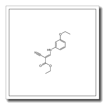 ethyl (E)-2-cyano-3-(3-ethoxyanilino)prop-2-enoate CAS 909513-02-6