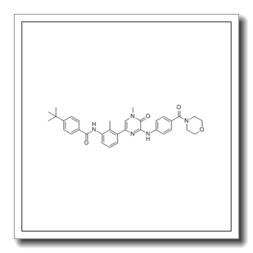 4-tert-butyl-N-[2-methyl-3-[4-methyl-6-[4-(morpholine-4-carbonyl)anilino]-5-oxopyrazin-2-yl]phenyl]benzamide CAS 910232-84-7