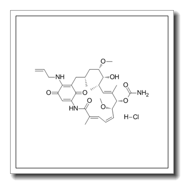 [(3R,5S,6R,7S,8E,10S,11S,12Z,14E)-6-hydroxy-5,11-dimethoxy-3,7,9,15-tetramethyl-16,20,22-trioxo-21-(prop-2-enylamino)-17-azabicyclo[16.3.1]docosa-1(21),8,12,14,18-pentaen-10-yl] carbamate hydrochloride CAS 911710-03-7