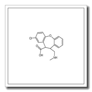(10S,11S)-8-Chloro-11-[(methylamino)methyl]-10,11-dihydrodibenzo[ b,f]oxepine-10-carboxylic acid