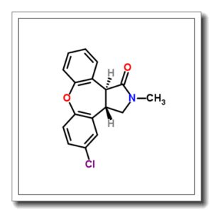 5-chloro-2-methyl-2,3,3a,12b-tetrahydro-1H-dibenzo[2,3:6,7]oxepino[4,5-c]pyrrol-1-one