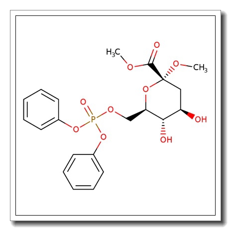 Methyl (methyl 3-deoxy-D-arabino-hept-2-ulopyranosid)onate-7-(diphenyl phosphate) CAS 91382-79-5