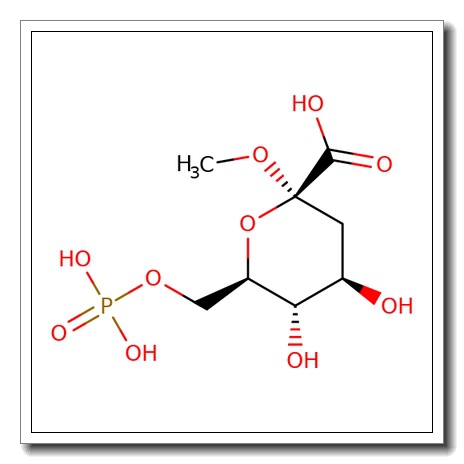 Methyl 3-deoxy-D-arabino-heptulopyranoside-7-phosphate