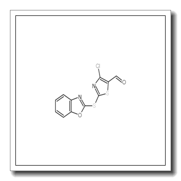 2-(1,3-benzoxazol-2-ylsulfanyl)-4-chloro-1,3-thiazole-5-carbaldehyde CAS 914348-74-6
