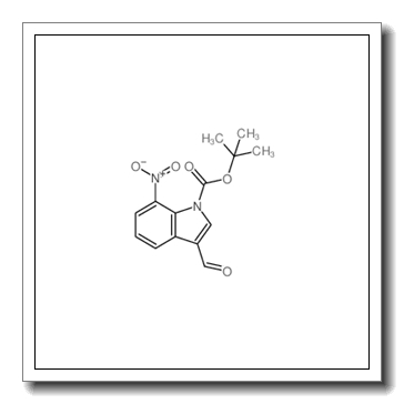 1-Boc-7-硝基-3-甲酰基吲哚
