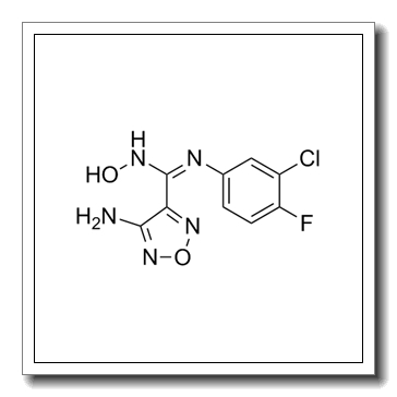 4-Amino-N-(3-chloro-4-fluorophenyl)-N'-hydroxy-1,2,5-oxadiazole-3 -carboximidamide CAS 914471-09-3