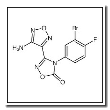 3-(4-amino-1,2,5-oxadiazol-3-yl)-4-(3-bromo-4-fluorophenyl)-1,2,4-oxadiazol-5(4H)-one CAS 914471-43-5 
