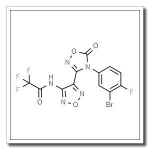 N-(4-(4-(3-溴-4-氟苯基)-5-氧代-4,5-二氢-1,2,4-噁二唑-3-基)-1,2,5-噁二唑-3-基)-2,2,2-三氟乙酰胺