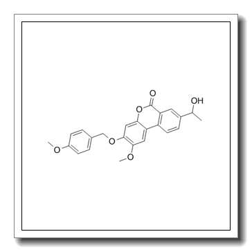 8-(1-hydroxyethyl)-2-methoxy-3-[(4-methoxyphenyl)methoxy]benzo[c]chromen-6-one CAS 914913-88-5