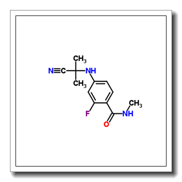 4-(2-cyanopropan-2-ylamino)-2-fluoro-N-methylbenzamide CAS 915087-32-0