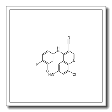 6-Amino-8-chloro-4-[(3-chloro-4-fluorophenyl)amino]-3-quinolineca rbonitrile CAS 915364-18-0