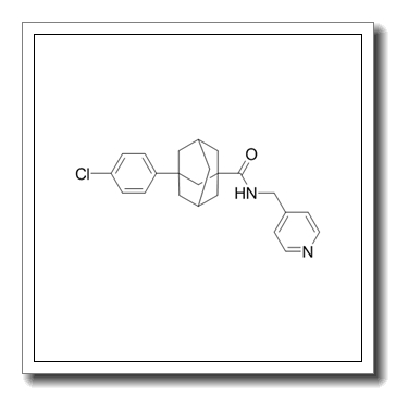 Tricyclo[3.3.1.13,7]decane-1-carboxamide, 3-(4-chlorophenyl)-N-(4-pyridinylmethyl) CAS 915385-81-8