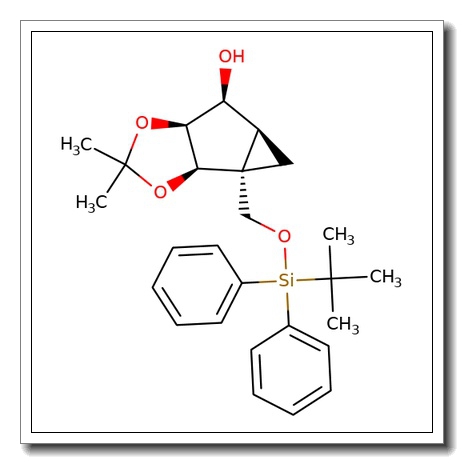 (3αR,3βR,4αS,5S,5αS)-3β-[[[(1,1-Dimethylethyl)diphenylsilyl]oxy]methyl]hexahydro-2,2-dimethylcyclopropa[3,4]cyclopenta[1,2-d]-1,3-di oxol-5-ol CAS 915694-38-1