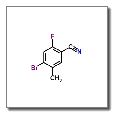 4-bromo-2-fluoro-5-methylbenzonitrile CAS 916792-13-7