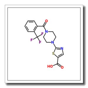 2-(4-(2-(三氟甲基)苯甲酰基)哌嗪-1-基)噻唑-5-羧酸