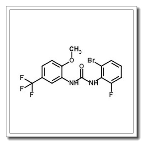 1-(2-Bromo-6-fluorophenyl)-3-[2-methoxy-5-(trifluoromethyl)phenyl]urea